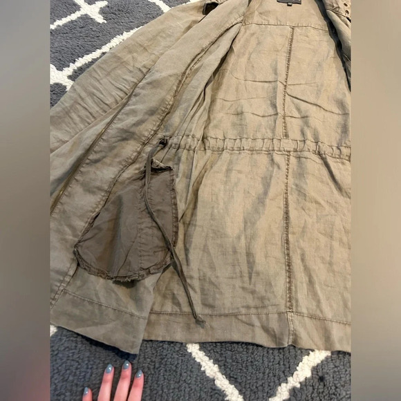 Michael Stars Linen Anorak Jacket - Picture 6 of 6